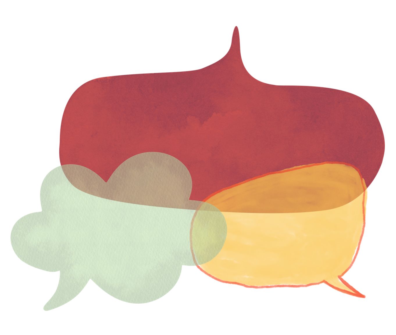 Sprechblase Gebet drei 3
